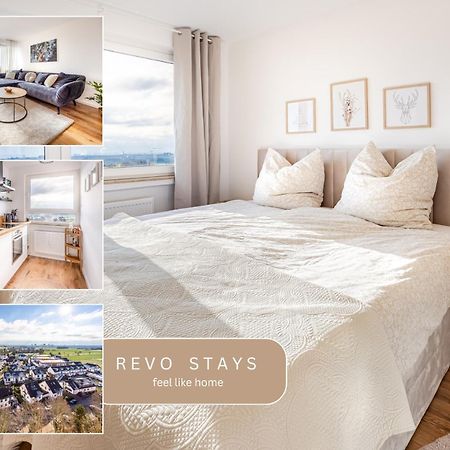 Moderne 2-Zimmer-Wohnung Mit Atemberaubender Skyline Aussicht Auf Frankfurt! Steinbach im Taunus Kültér fotó