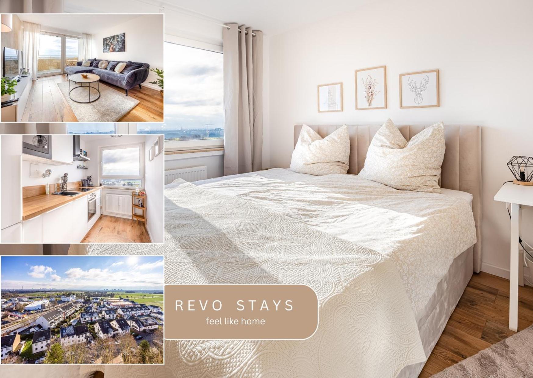 Moderne 2-Zimmer-Wohnung Mit Atemberaubender Skyline Aussicht Auf Frankfurt! Steinbach im Taunus Kültér fotó